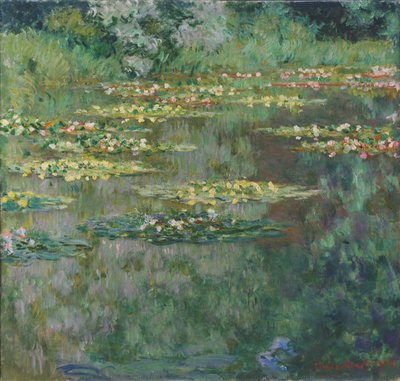 The Water Lily Pond by Claude Monet